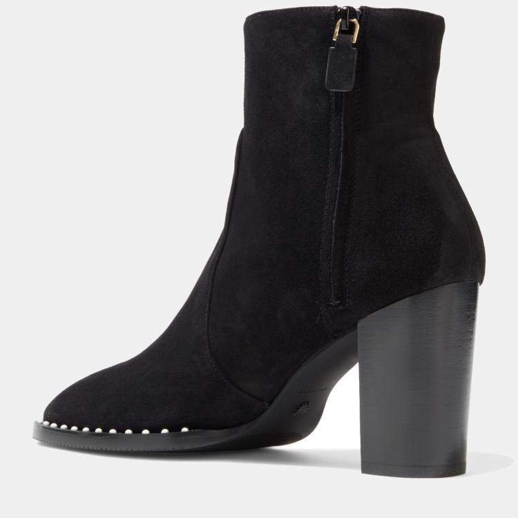 Pre Owned Stuart Weitzman Suede Ankle Boots Size 37.5