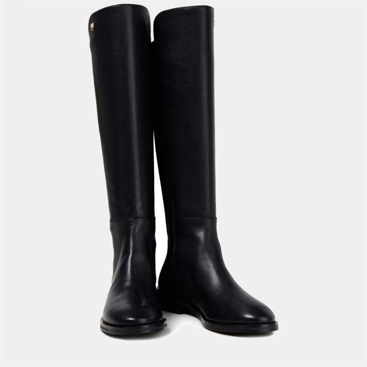 Pre Owned Stuart Weitzman Leather Knee Length Boots 42
