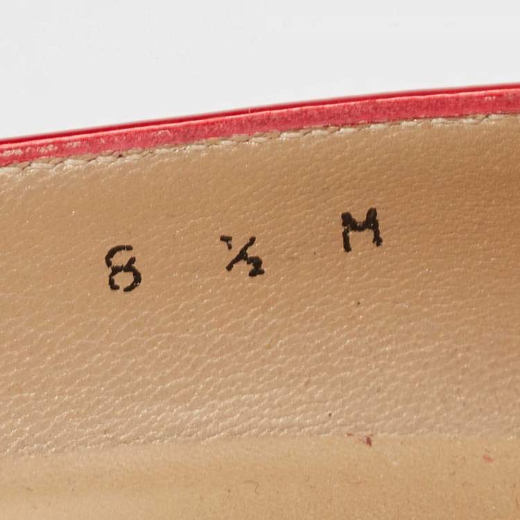 Pre Owned Stuart Weitzman Red Patent Leather Stuart Pumps Size 39