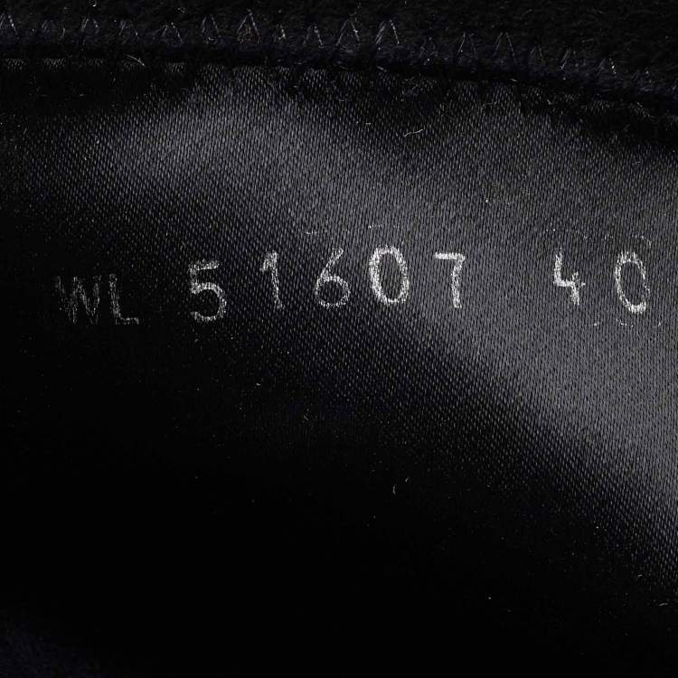 Pre Owned Stuart Weitzman Black Suede Lowland Over The Knee Boots Size 40