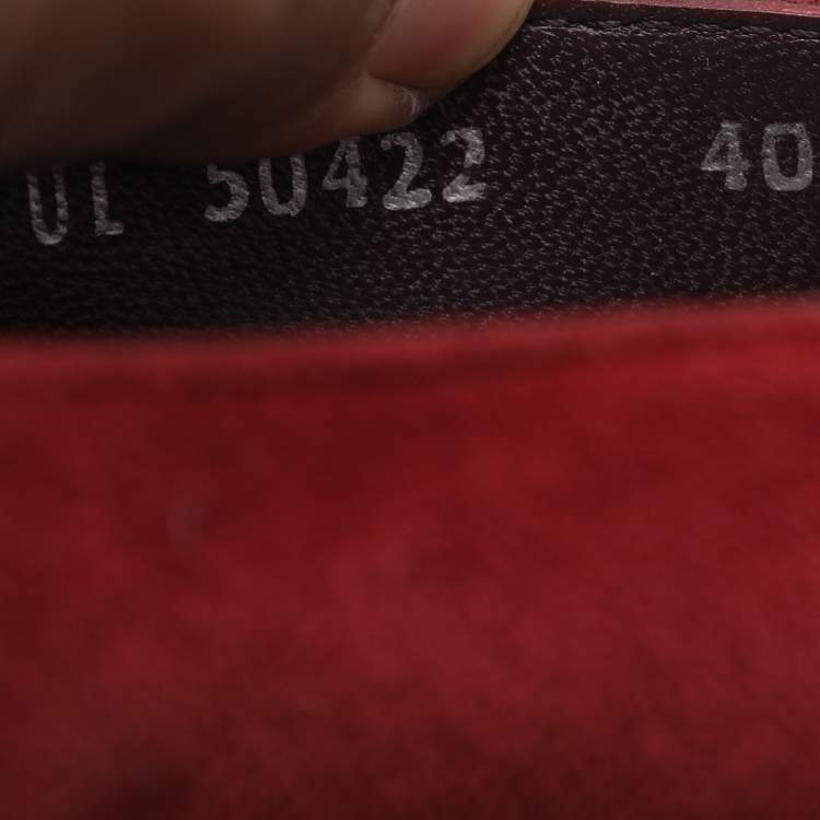 Pre Owned Stuart Weitzman Size 40 Red Suede Pumps