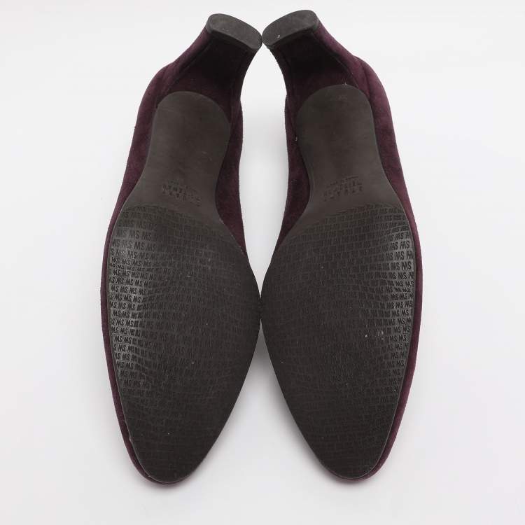 Pre Owned Stuart Weitzman Size 40.5 Purple Suede Pumps