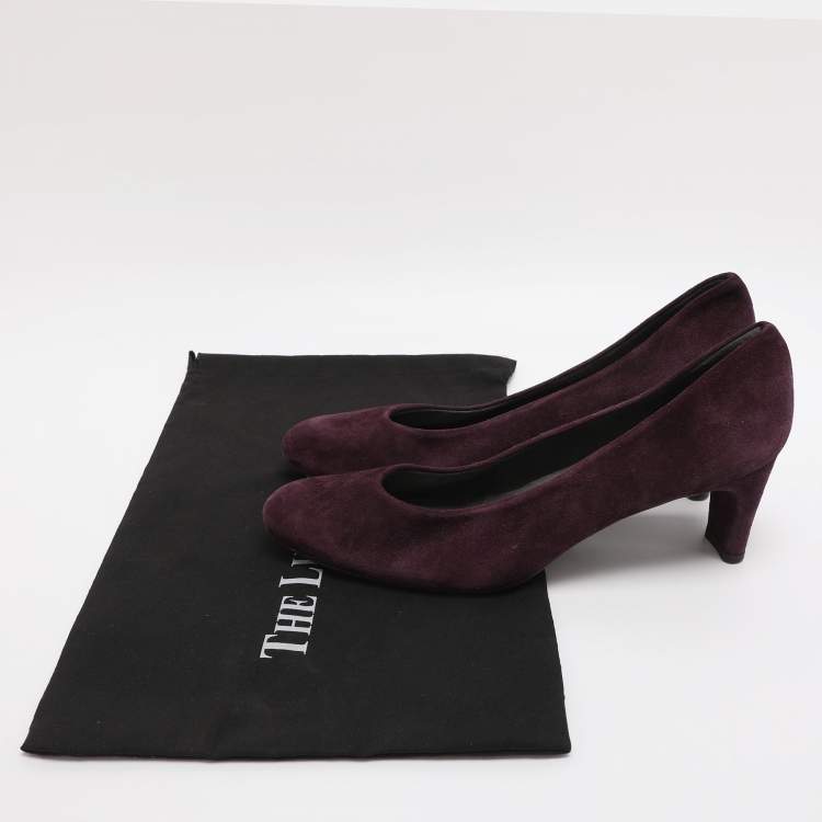 Pre Owned Stuart Weitzman Size 40.5 Purple Suede Pumps