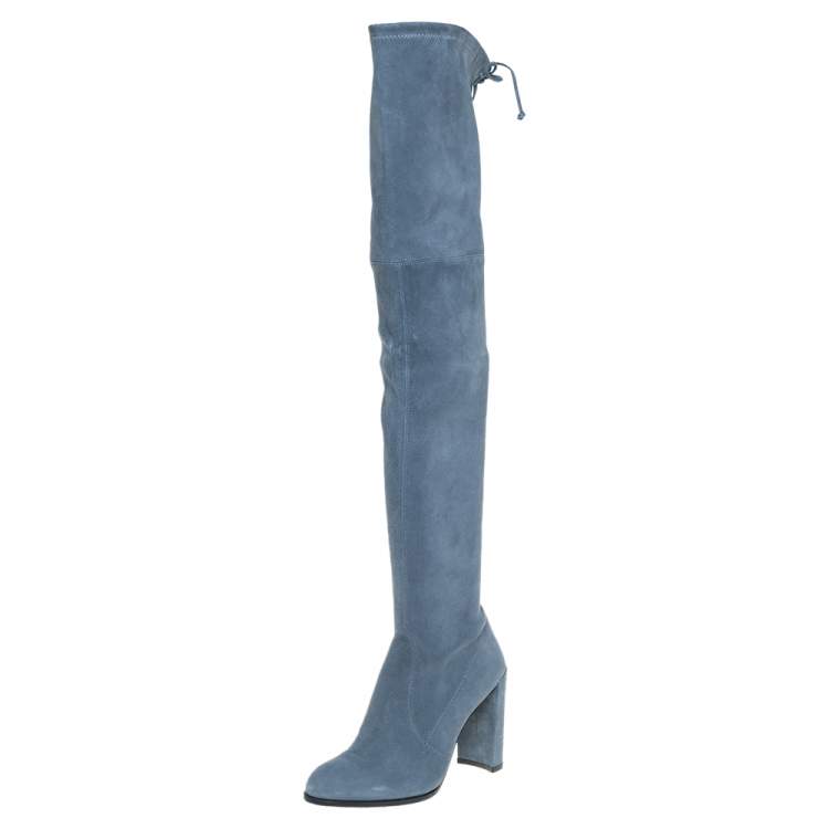 Stuart weitzman 2024 blue boots