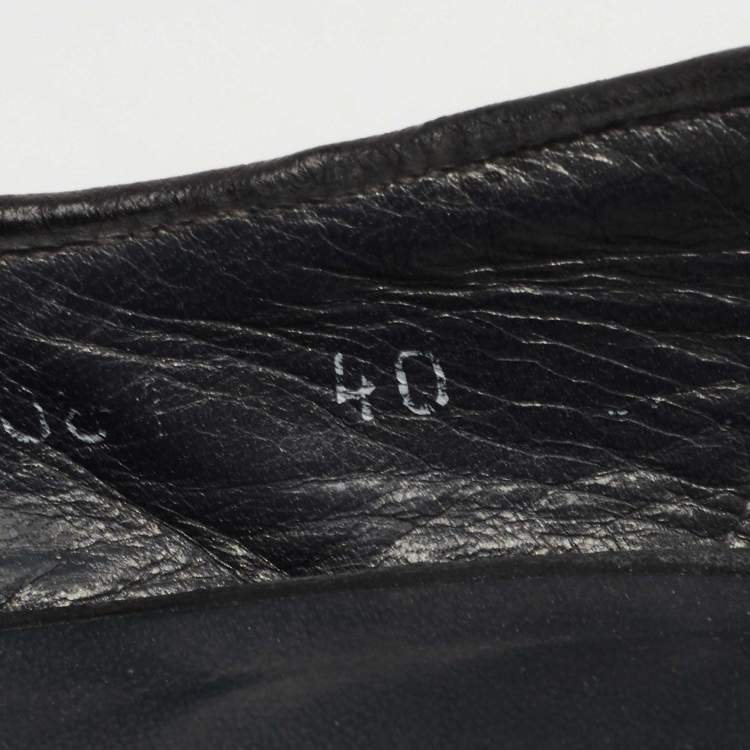 Pre Owned Stuart Weitzman Black/White Raffia Wedge Sandals Size 40
