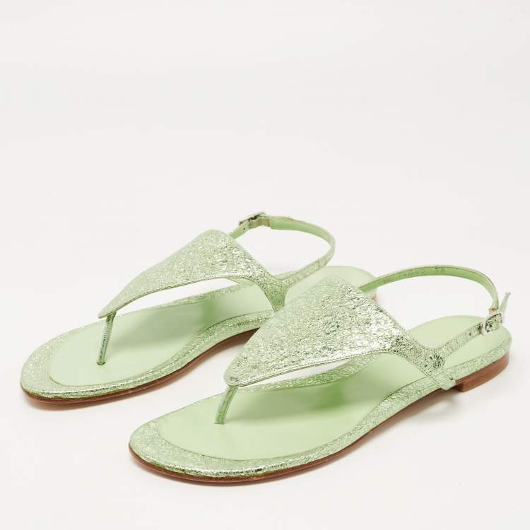 Buy Women's And Girls 4 Inch High Heels Multi Straps Slip -On Sandals  Available In Sizes Green (numeric_8) at Amazon.in