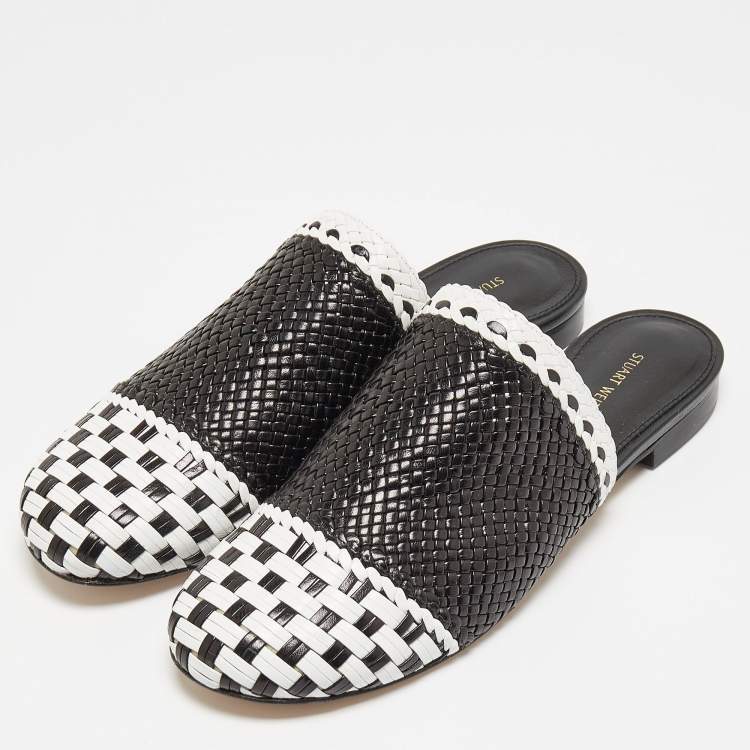 Dark Checkerboard Luxury Slide Sandals