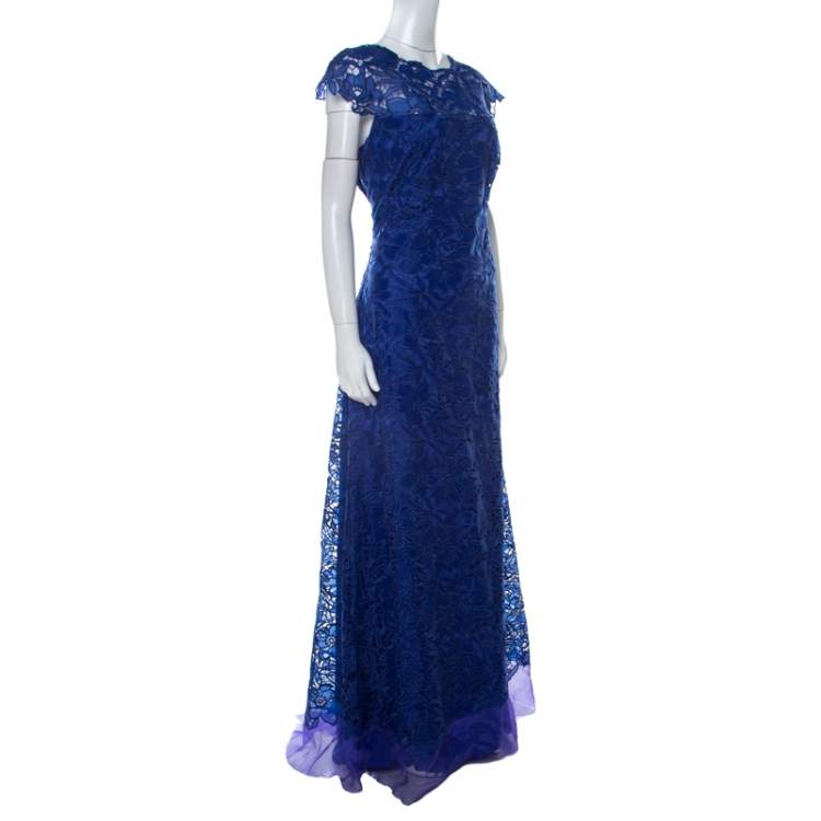 Tadashi shoji store royal blue dress