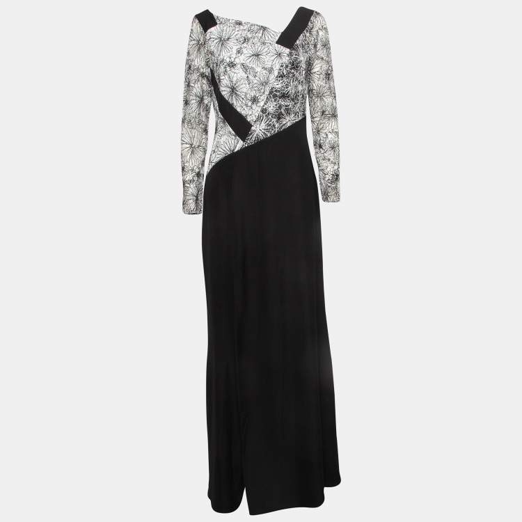 Tadashi shoji black and white outlet dress