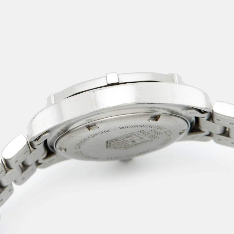 Pre Owned Tag Heuer White Stainless Steel Professional 2000 Series WK1311.BA0319 Women's Wristwatch 29 mm