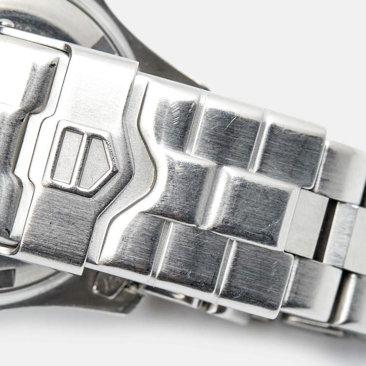 Pre Owned Tag Heuer White Stainless Steel Professional 2000 Series WK1311.BA0319 Women's Wristwatch 29 mm