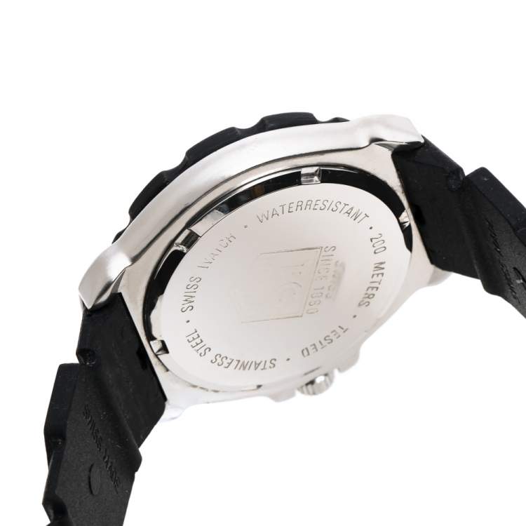 Pre Owned Tag Heuer Illuminated Dial Stainless Steel Formula 1 Professional WA1211 Women's Wristwatch 34.50 mm
