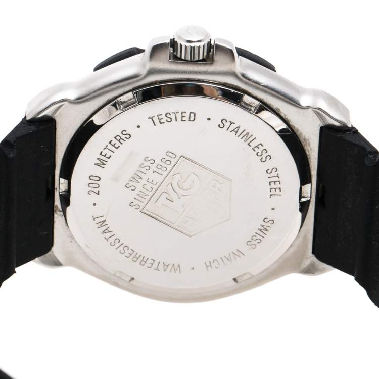 Pre Owned Tag Heuer Illuminated Dial Stainless Steel Formula 1 Professional WA1211 Women's Wristwatch 34.50 mm