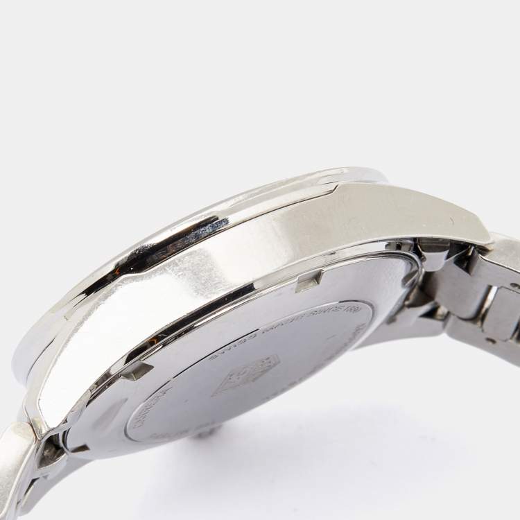 مملوكة مسبقًا TAG Heuer Mother Of Pearl Diamond Stainless Steel Carrera WAR1315.BA0778 Women's Wristwatch 32 mm