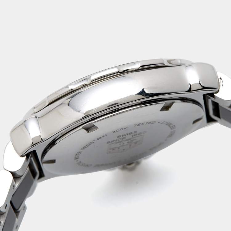 Pre Owned TAG Heuer Black Ceramic Stainless Steel Formula 1 WAH1210.BA0859 Women's Wristwatch 37 mm