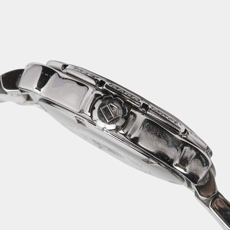 Pre Owned TAG Heuer White Diamond Stainless Steel Ceramic Formula 1 WAH121D.BA0861 Women's Wristwatch 37 mm