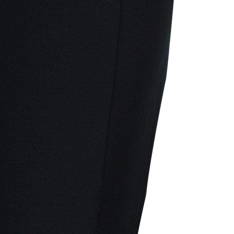 Pre Owned Temperley Black Knit Paneled Trousers S
