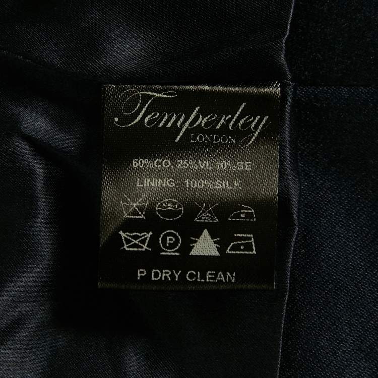 Pre Owned Temperley Bolero Navy Blue Jacket Palais Cropped Jacket XL