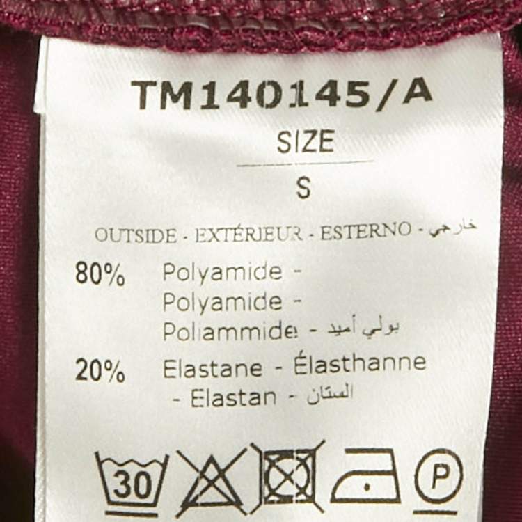 مملوكة مسبقًا THE Andamane Ruby Jersey Tuta Kendall Off-Shoulder Jumpsuit S