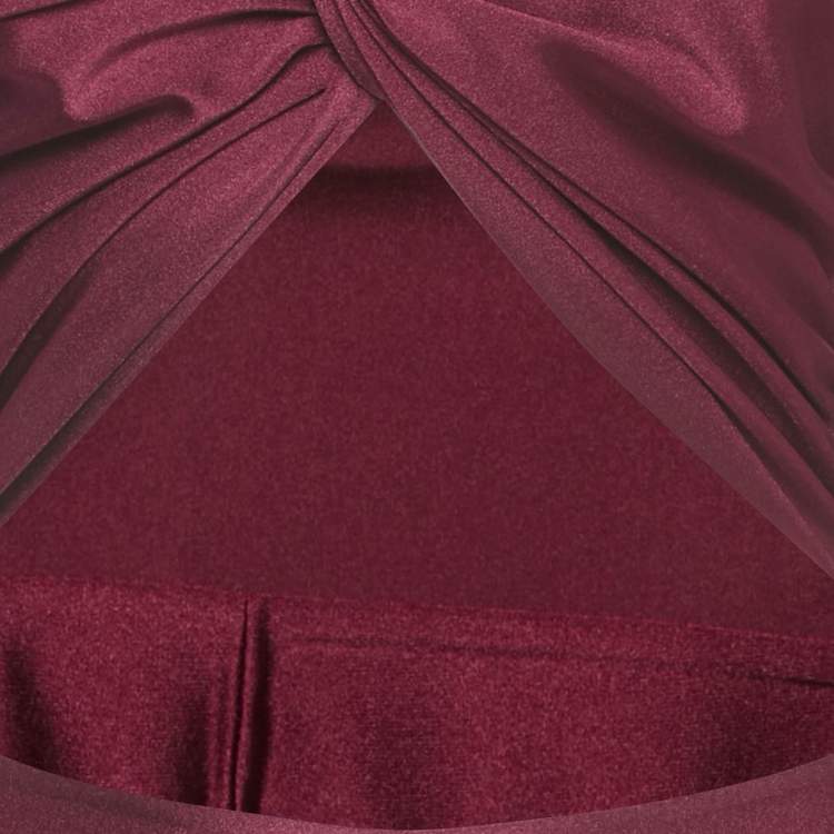 مملوكة مسبقًا THE Andamane Ruby Jersey Tuta Kendall Off-Shoulder Jumpsuit S