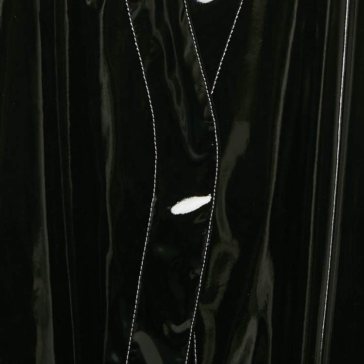 Pre Owned The Attico Black Synthetic Open Front Dress S