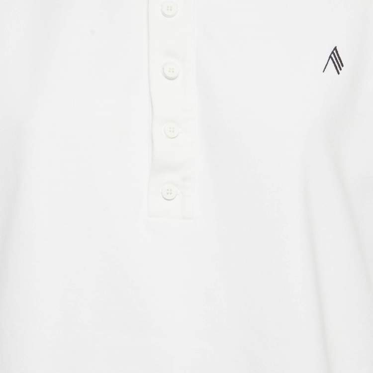 Pre Owned The Attico White Jersey Oversized T-Shirt S