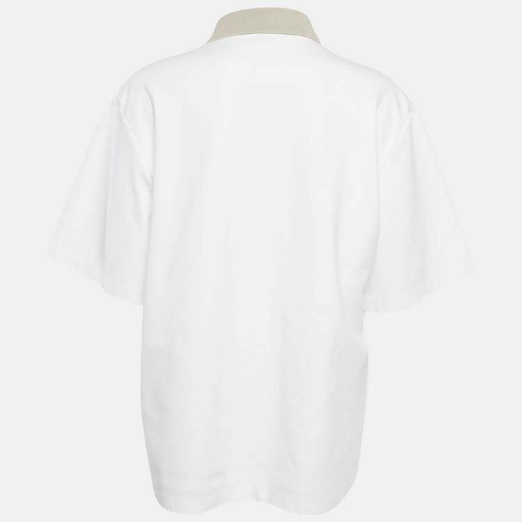 Pre Owned The Attico White Jersey Oversized T-Shirt S
