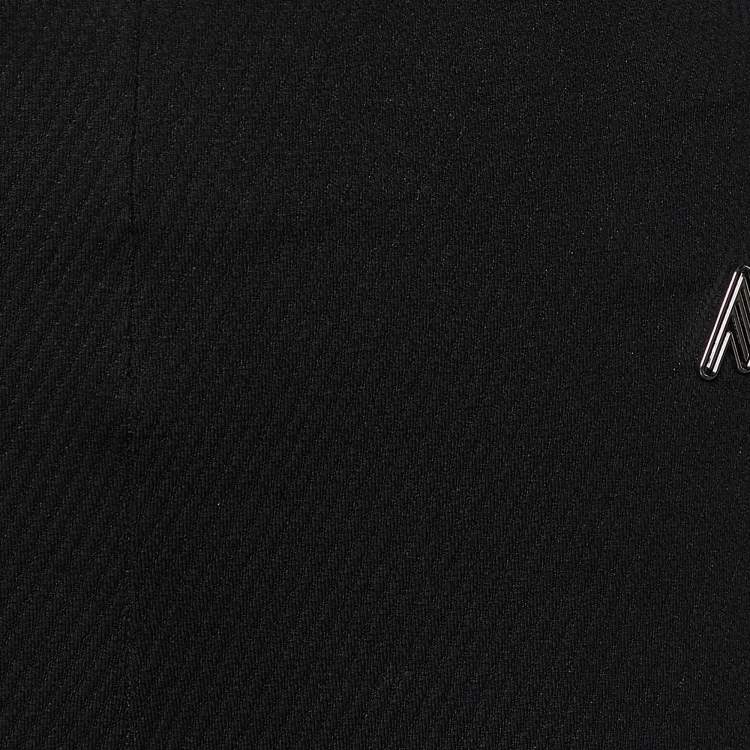 Pre Owned The Attico Black Cotton Jamie Stirrup Leggings S