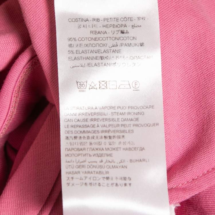 Pre Owned The Attico Pink Cotton T-Shirt S