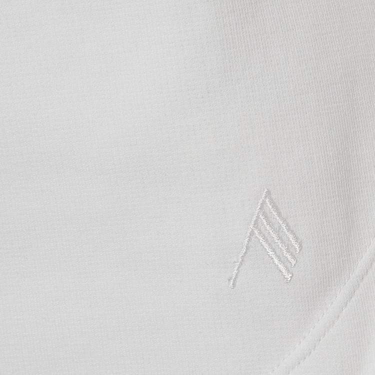 Pre Owned The Attico White Cotton Knit V-Neck T-Shirt S