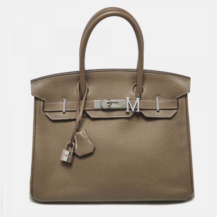 مملوكة مسبقًا Letter M Crystals Sterling Silver Bag Charm