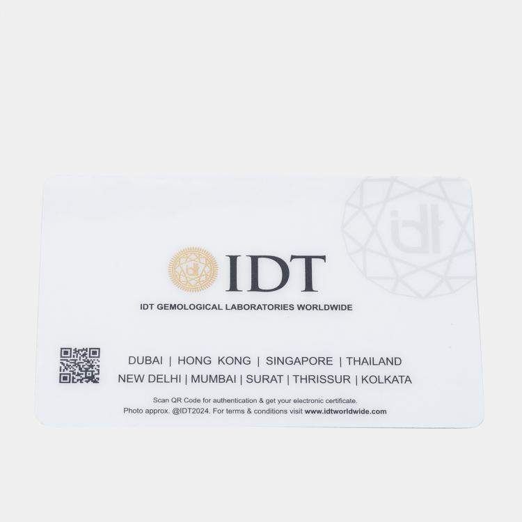 Pre Owned 5.8 cts Round Lab Grown Diamonds 18k White Gold Bracelet