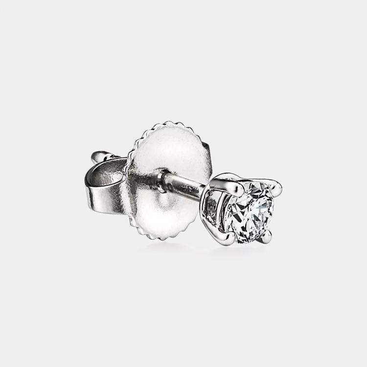 Pre Owned 18k White Gold Diamonds 0.66 ct. Stud Earrings