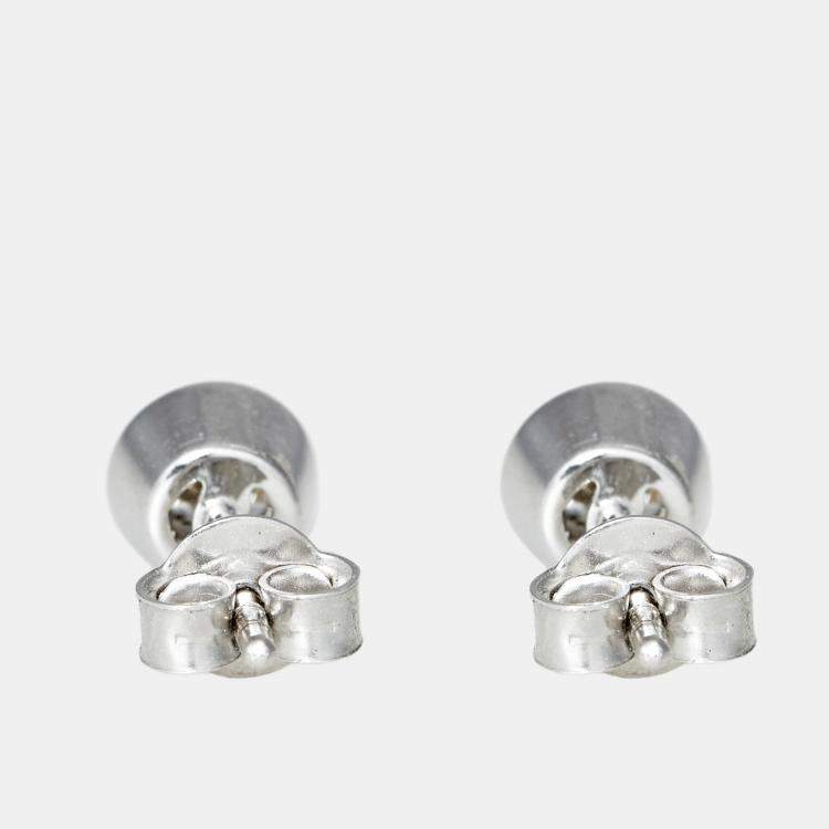 Pre Owned 18k White Gold 0.4 ct Diamond Earrings