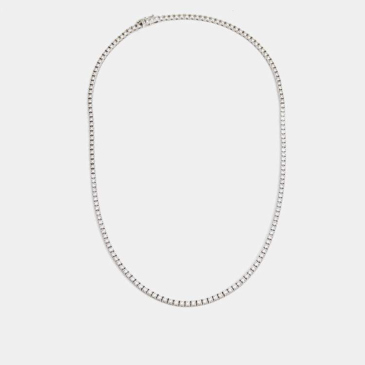 Pre Owned 18k White Gold  Necklace