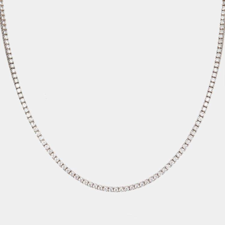 Pre Owned 18k White Gold  Necklace