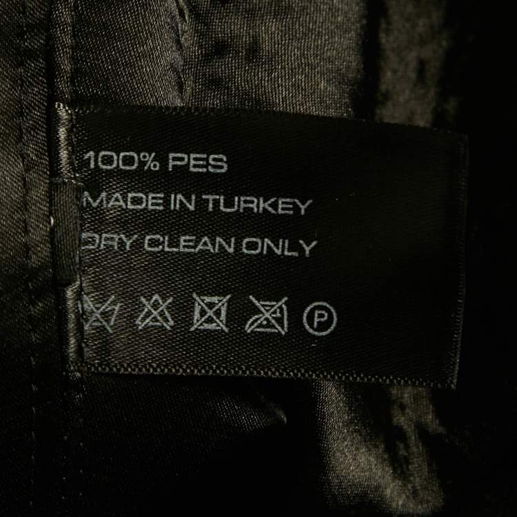 Pre Owned  The New Arrivals Ilkyaz Ozel Black Crepe Long Strapless Dress S