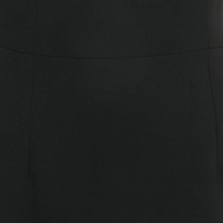 Pre Owned  The New Arrivals Ilkyaz Ozel Black Crepe Long Strapless Dress S