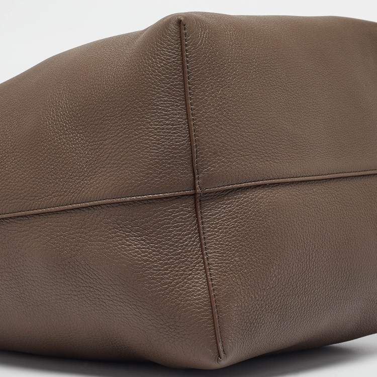 Pre Owned The Row Brown Leather Large N/S Park Tote