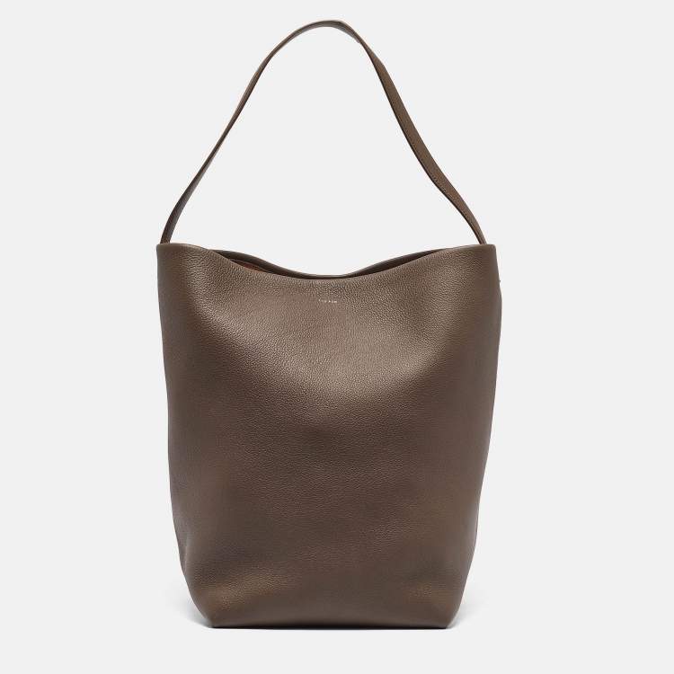 Pre Owned The Row Brown Leather Large N/S Park Tote