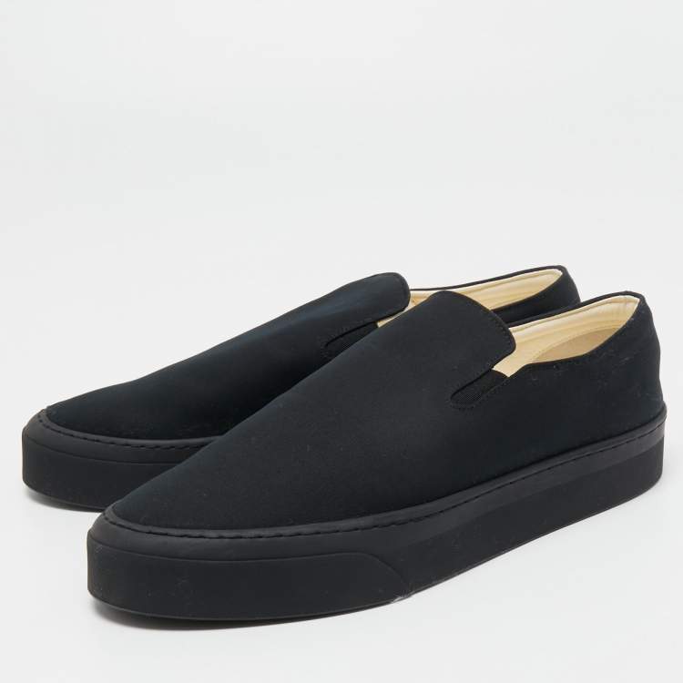 THE ROW Marie H Lace-Up Leather Sneakers in Milk (Off-White