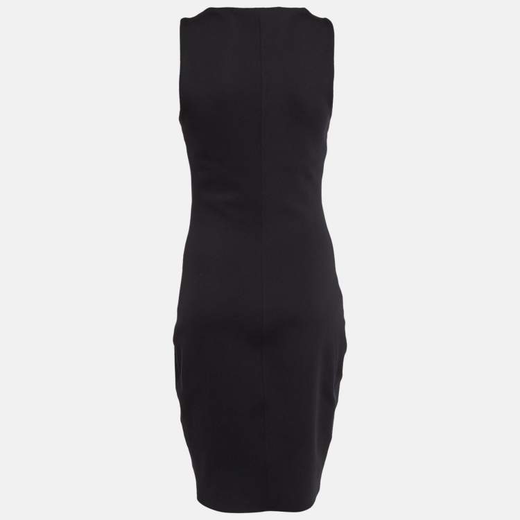 Pre Owned The Row Black Jersey Sleeveless Bodycon Dress M