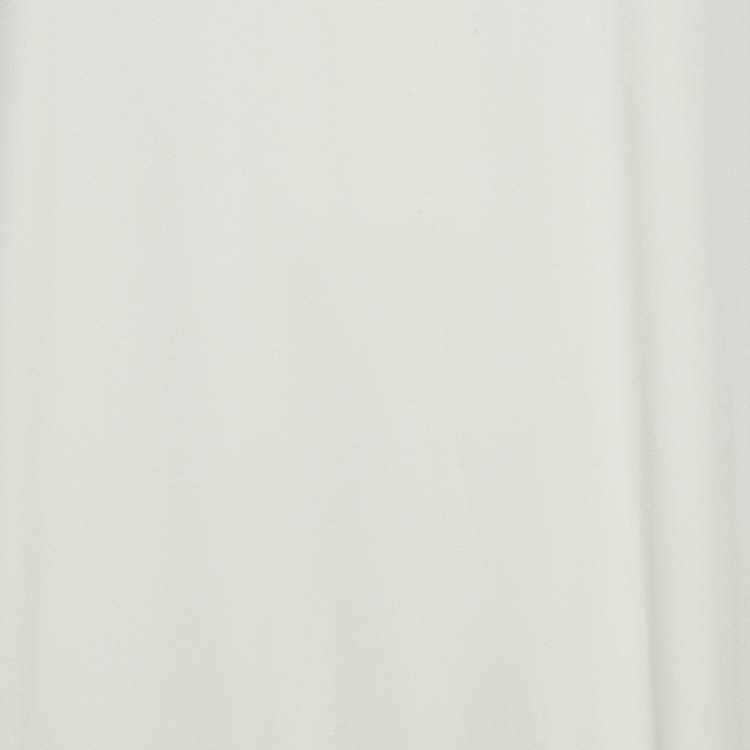 Pre Owned The Row Off White Stretch Crepe Eno Dress L