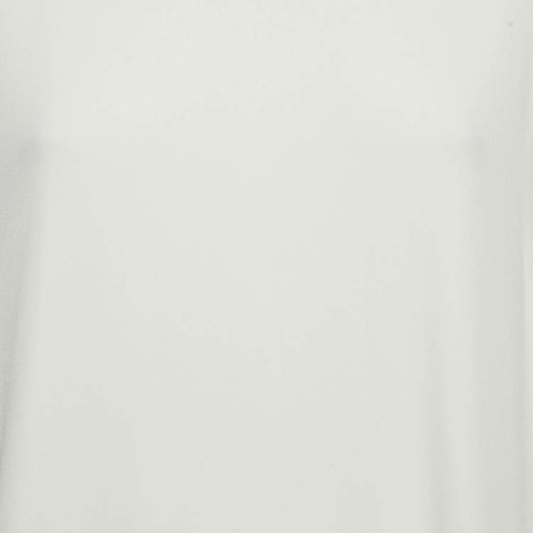 Pre Owned The Row Off White Stretch Crepe Eno Dress L