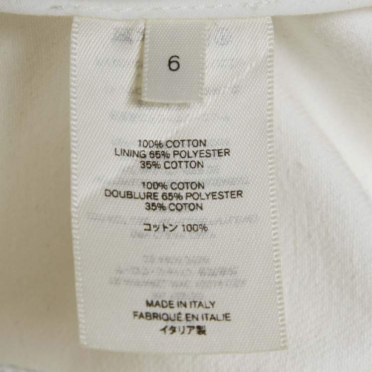 مملوكة مسبقًا The Row White Denim High Rise Jeans M/Waist 31"