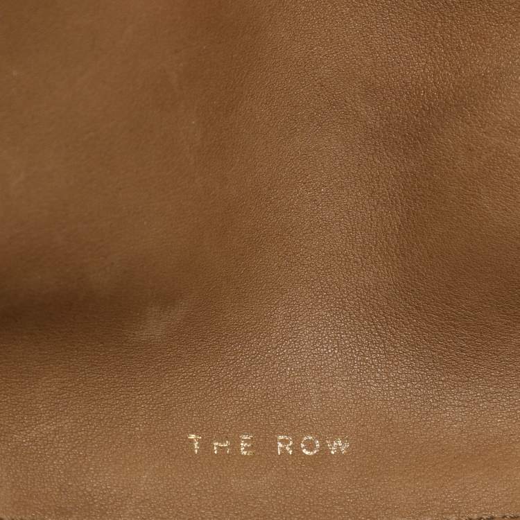 Pre Owned The Row Brown Leather The Margaux 17 Satchel