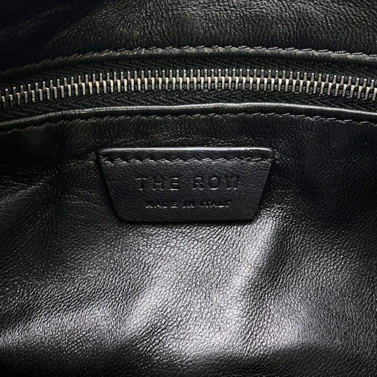 Pre Owned The Row Black Leather Shoulder Bag