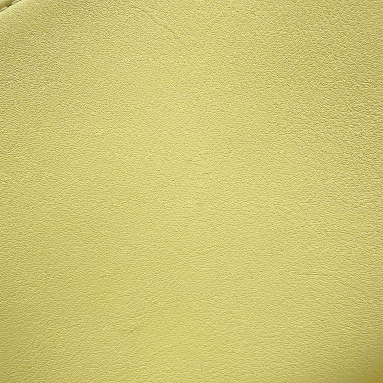 Pre Owned The Row Half Moon Shoulder Bag Yellow Leather