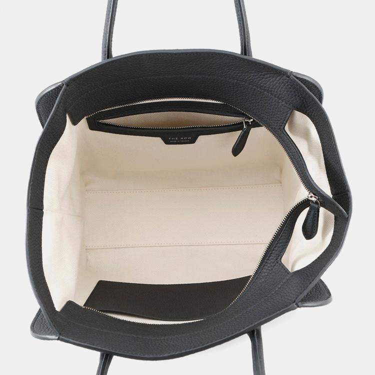 Pre Owned The Row Marlo Tote Black Calf Leather Size 12