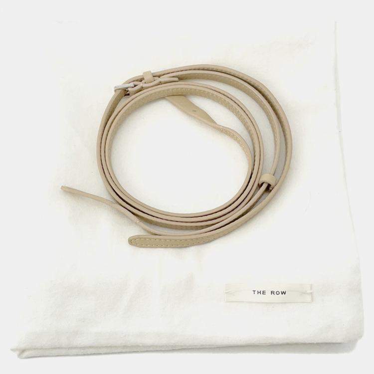 Pre Owned The Row New Twin Shoulder Beige Leather